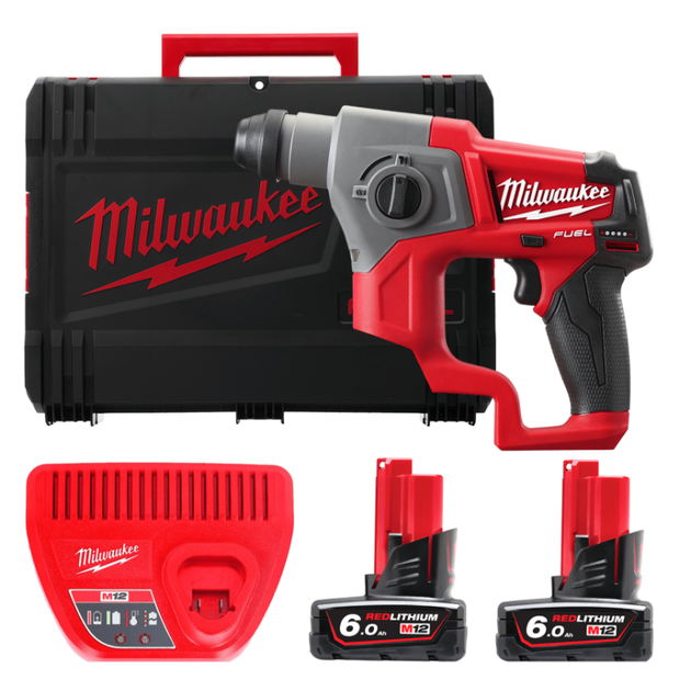 Перфоратор аккумуляторный MILWAUKEE SDS-Plus M12 FUEL CH-602X, фото  | SNABZHENIE.com.ua