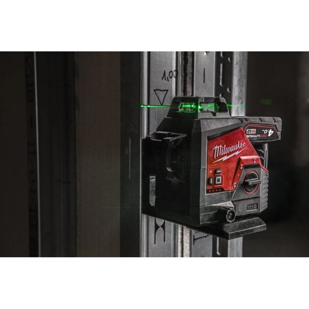 Лазерный нивелир Milwaukee M12 3PL-0C с зелёным лучом, фото , изображение 10 | SNABZHENIE.com.ua Лазерный нивелир Milwaukee M12 3PL-0C с зелёным лучом, фото , изображение 10 | SNABZHENIE.com.ua