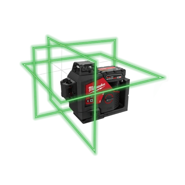 Акумуляторний лазерний нивелір Milwaukee M12 3PL-401C (Li-Ion 4 Ач) 4933478102 з зеленим променем, фото  | SNABZHENIE.com.ua