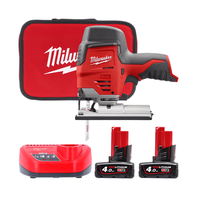 Лобзик аккумуляторный MILWAUKEE M12 JS-402B (Li-Ion 4Ач) 4933441700, фото  | SNABZHENIE.com.ua
