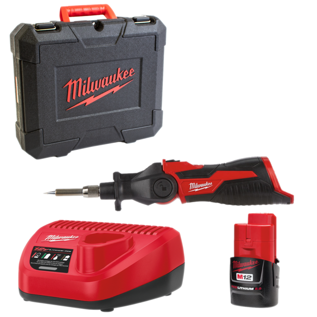 Аккумуляторный паяльник M12 SI-201C MILWAUKEE 4933459761, фото  | SNABZHENIE.com.ua
