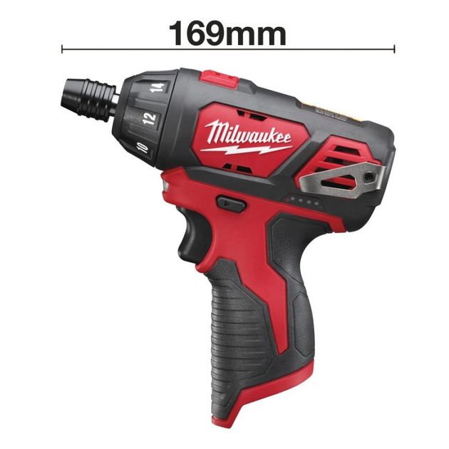 Аккумуляторный винтовёрт MILWAUKEE M12 BSD-0, крут. момент 20 Нм, фото , изображение 3 | SNABZHENIE.com.ua