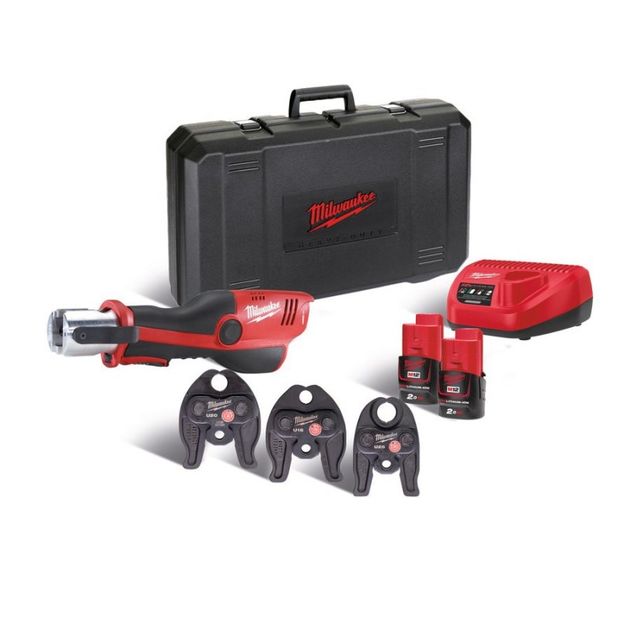 Аккумуляторный пресс-инструмент MILWAUKEE M12 HPT-202C U-KIT, фото  | SNABZHENIE.com.ua