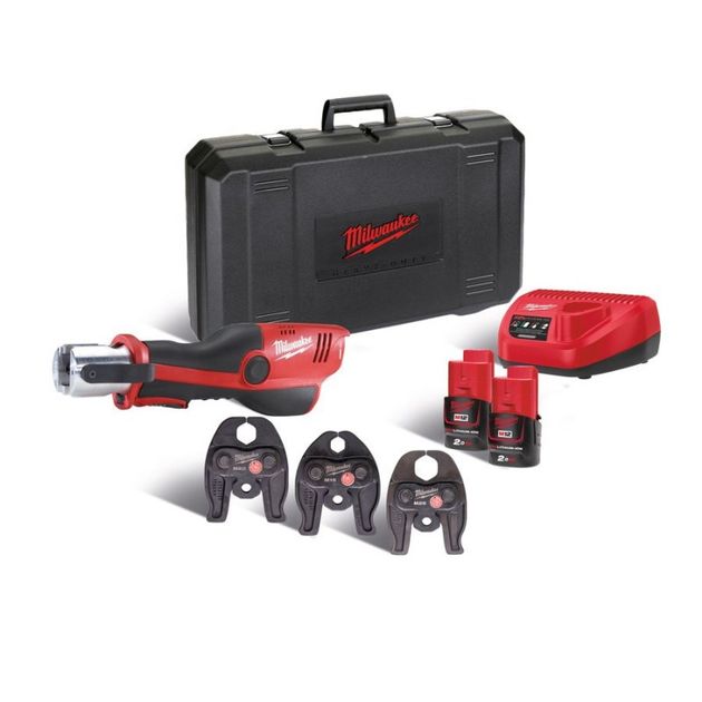 Аккумуляторный пресс-инструмент MILWAUKEE M12 HPT-202C V-KIT, фото , изображение 2 | SNABZHENIE.com.ua Аккумуляторный пресс-инструмент MILWAUKEE M12 HPT-202C V-KIT, фото , изображение 2 | SNABZHENIE.com.ua