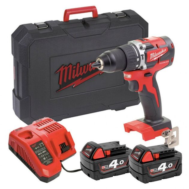 Бесщеточная ударная дрель Milwaukee M18 CBLPD-402C, 60 Нм, фото , изображение 2 | SNABZHENIE.com.ua