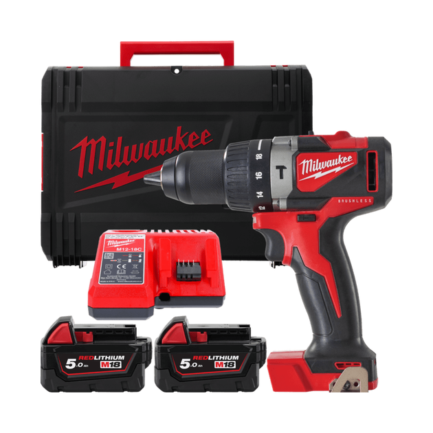Бесщеточная ударная дрель M18 BLPD2-502X MILWAUKEE, 82 Нм, фото  | SNABZHENIE.com.ua