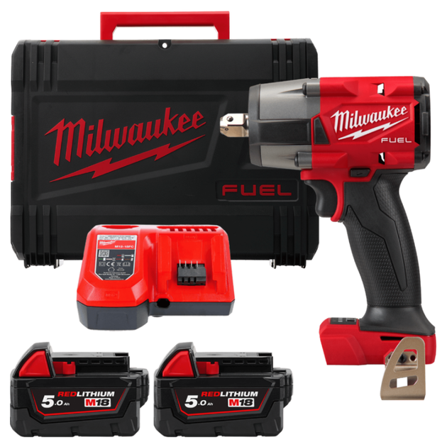 Гайковерт MILWAUKEE 1/2 (881 Nm) с фиксацией M18 FUEL FMTIW2P12-502X, фото  | SNABZHENIE.com.ua