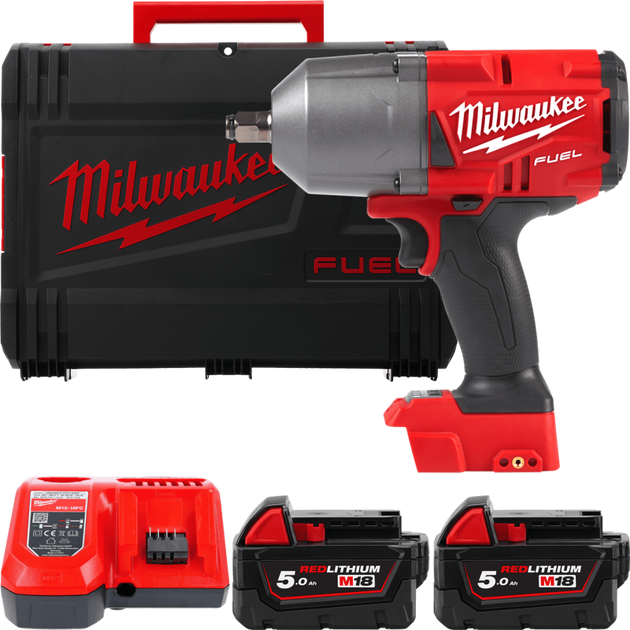 Гайковерт MILWAUKEE 1/2" (1898 Нм) M18 FHIWF12-502X (2 акб+ЗУ+кейс), фото  | SNABZHENIE.com.ua