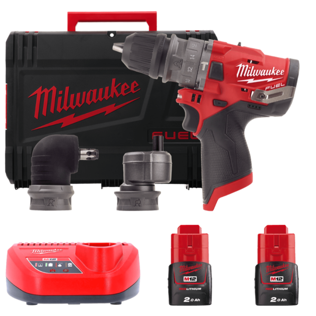 Дрель Milwaukee M12 FUEL, компактная, съемный патрон, 37 Нм, фото  | SNABZHENIE.com.ua