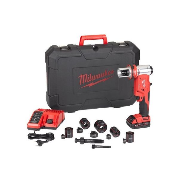 Гідравлічний пробійник для отворів FORCE LOGIC™ MILWAUKEE M18 HKP-201CA 4933451204, фото , зображення 3 | SNABZHENIE.com.ua Гідравлічний пробійник для отворів FORCE LOGIC™ MILWAUKEE M18 HKP-201CA 4933451204, фото , зображення 3 | SNABZHENIE.com.ua