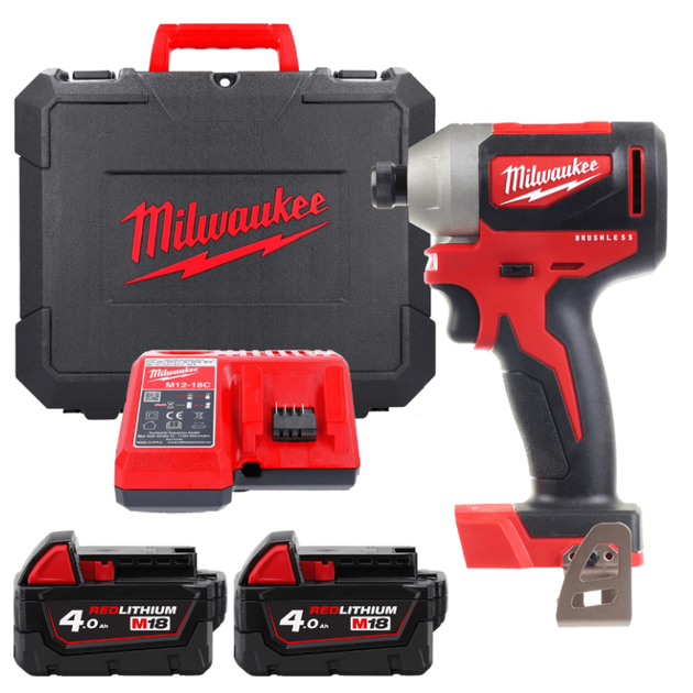 Імпульсний винтоверт компактний M18™ MILWAUKEE крут. момент 180 Нм, 4933464534, фото  | SNABZHENIE.com.ua