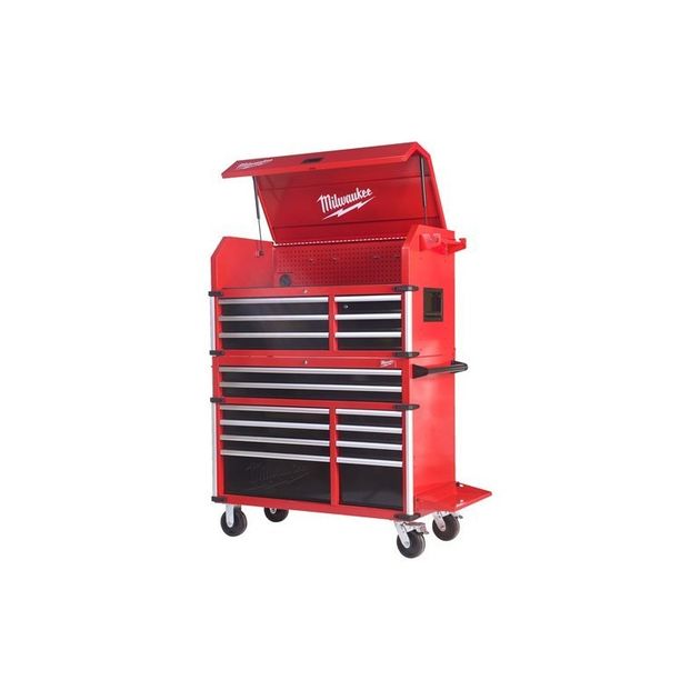 Інструментальна тележка MILWAUKEE 46˝ / 117 см, 10 полок (1 шт.) 4932478852, фото , зображення 8 | SNABZHENIE.com.ua Інструментальна тележка MILWAUKEE 46˝ / 117 см, 10 полок (1 шт.) 4932478852, фото , зображення 8 | SNABZHENIE.com.ua