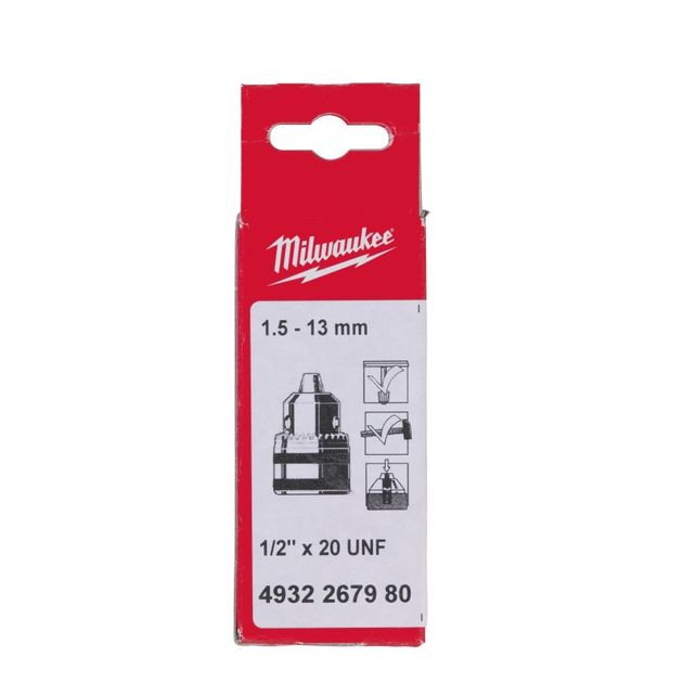 Ключевой патрон MILWAUKEE 1/2" x 20, артикул 4932267980, фото , изображение 3 | SNABZHENIE.com.ua Ключевой патрон MILWAUKEE 1/2" x 20, артикул 4932267980, фото , изображение 3 | SNABZHENIE.com.ua