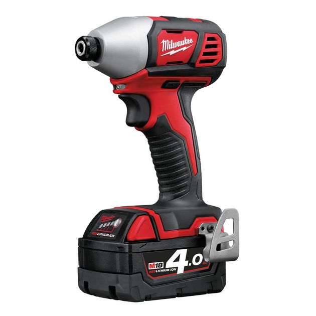 Компактный винтоверт MILWAUKEE 1/4'' Hex M18 BID-402C, 180 Нм, фото , изображение 2 | SNABZHENIE.com.ua Компактный винтоверт MILWAUKEE 1/4'' Hex M18 BID-402C, 180 Нм, фото , изображение 2 | SNABZHENIE.com.ua