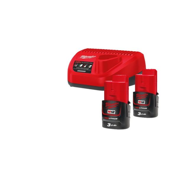 Энергокомплект M12 NRG-302 (2шт + ЗУ С12С) MILWAUKEE, фото , изображение 2 | SNABZHENIE.com.ua Энергокомплект M12 NRG-302 (2шт + ЗУ С12С) MILWAUKEE, фото , изображение 2 | SNABZHENIE.com.ua