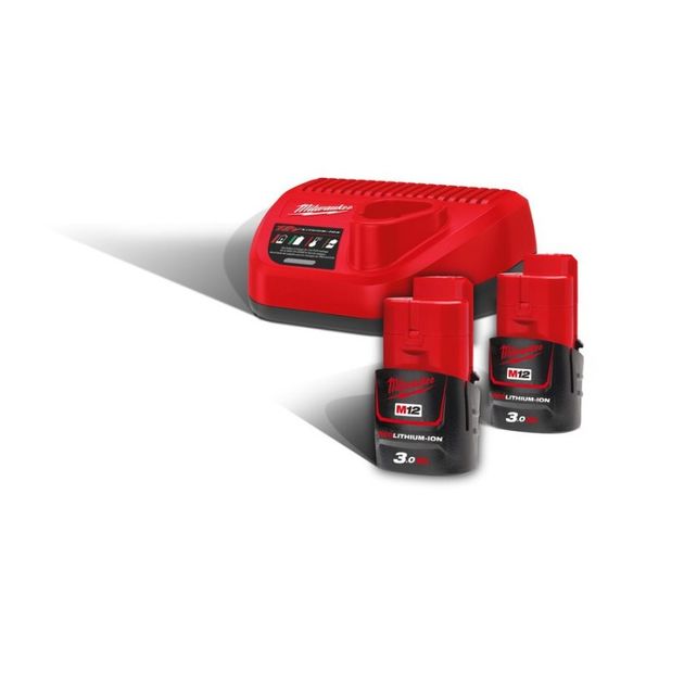 Энергокомплект M12 NRG-302 (2шт + ЗУ С12С) MILWAUKEE, фото , изображение 4 | SNABZHENIE.com.ua Энергокомплект M12 NRG-302 (2шт + ЗУ С12С) MILWAUKEE, фото , изображение 4 | SNABZHENIE.com.ua