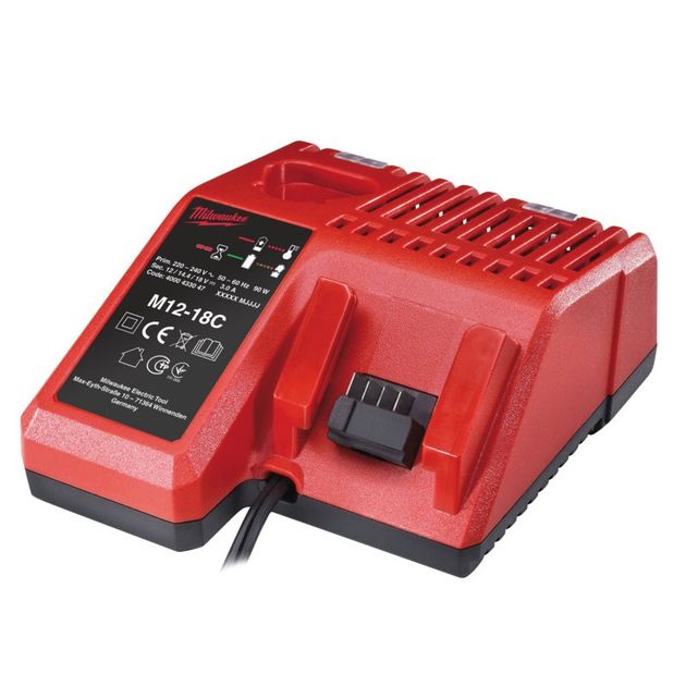 Зарядное устройство MILWAUKEE M12-18C 4932352959, фото  | SNABZHENIE.com.ua