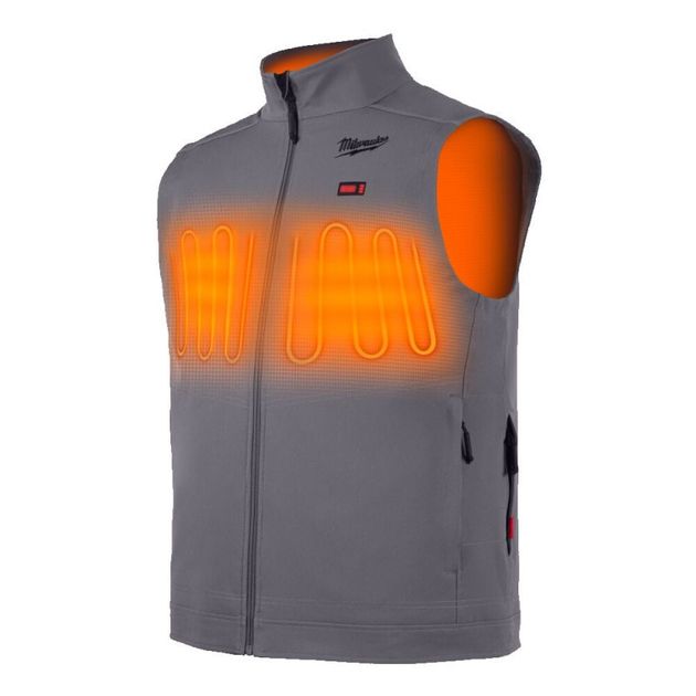 Усиленный серый жилет M12HPVBL2-0 (XL), фото  | SNABZHENIE.com.ua