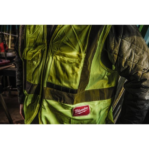 Жилет сигнальный желтый MILWAUKEE 2XL/3XL, фото , изображение 3 | SNABZHENIE.com.ua Жилет сигнальный желтый MILWAUKEE 2XL/3XL, фото , изображение 3 | SNABZHENIE.com.ua