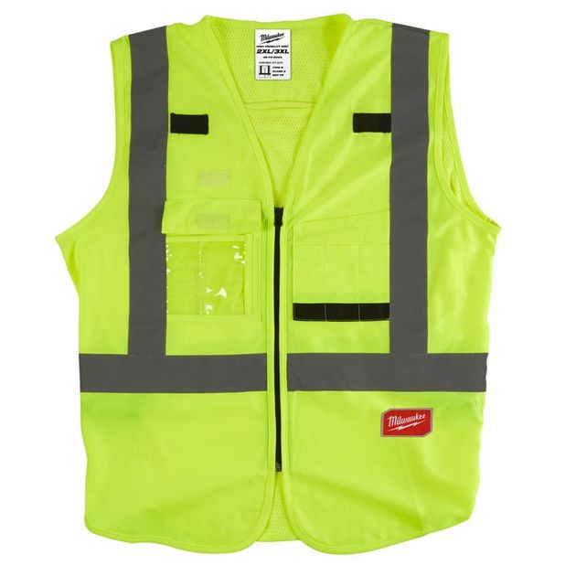 Жилет сигнальный MILWAUKEE желтый L/XL, фото  | SNABZHENIE.com.ua