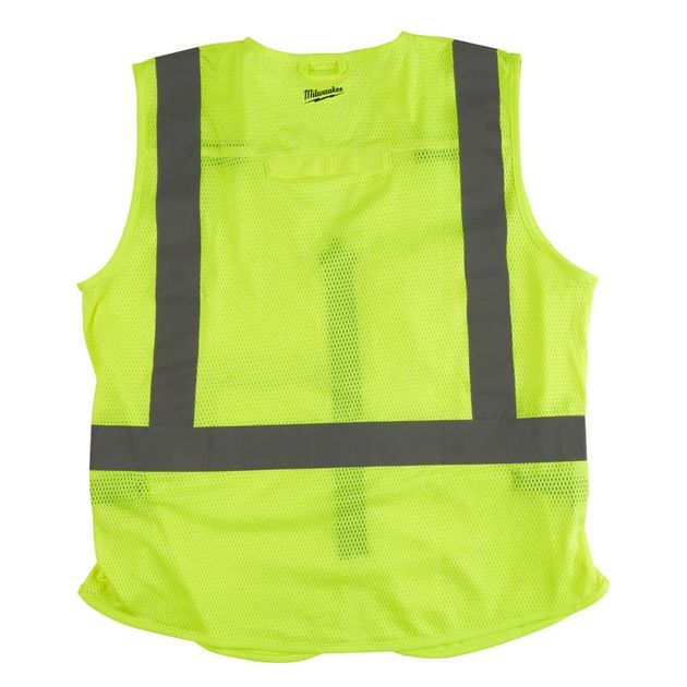 Жилет сигнальный желтый MILWAUKEE S/M (размер S/M), фото , изображение 2 | SNABZHENIE.com.ua Жилет сигнальный желтый MILWAUKEE S/M (размер S/M), фото , изображение 2 | SNABZHENIE.com.ua