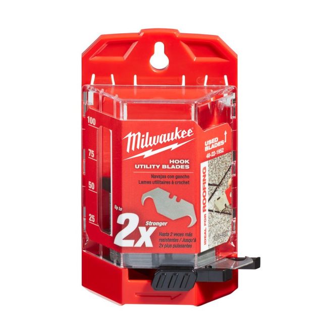 Сменные трапециевидные лезвия MILWAUKEE с крюками (50 шт/упак), фото , изображение 2 | SNABZHENIE.com.ua Сменные трапециевидные лезвия MILWAUKEE с крюками (50 шт/упак), фото , изображение 2 | SNABZHENIE.com.ua