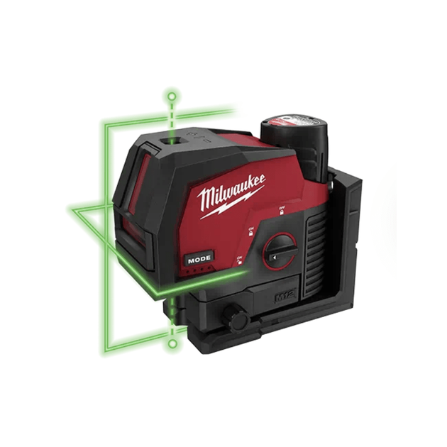 Лінійно-точковий лазерний нивелір Milwaukee M12 3PL-0C 4933478100 з зеленим променем, фото  | SNABZHENIE.com.ua