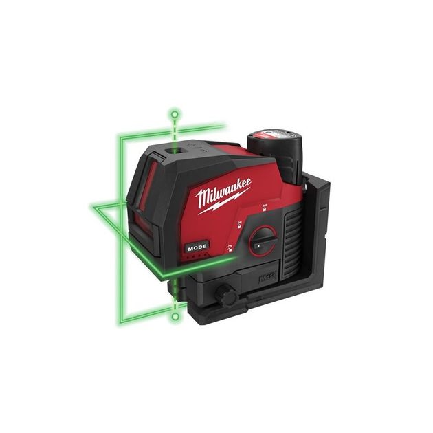 Лазерный нивелир Milwaukee M12 3PL-0C с зелёным лучом, фото , изображение 3 | SNABZHENIE.com.ua