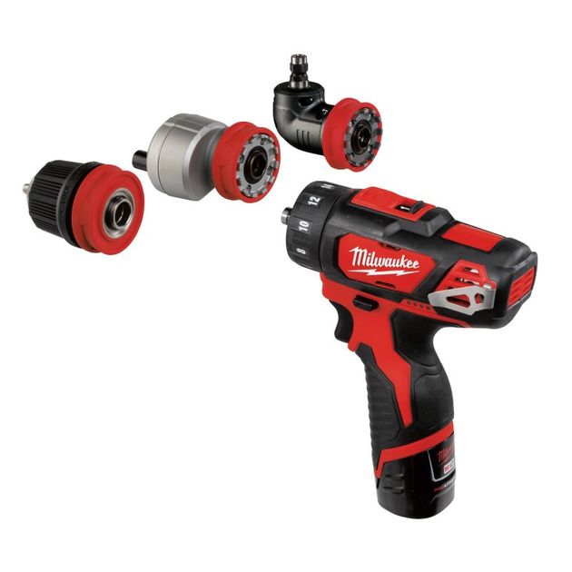 Дрель-шуруповерт MILWAUKEE M12 BDDXKIT-202C, крут. момент 32 Нм, фото  | SNABZHENIE.com.ua