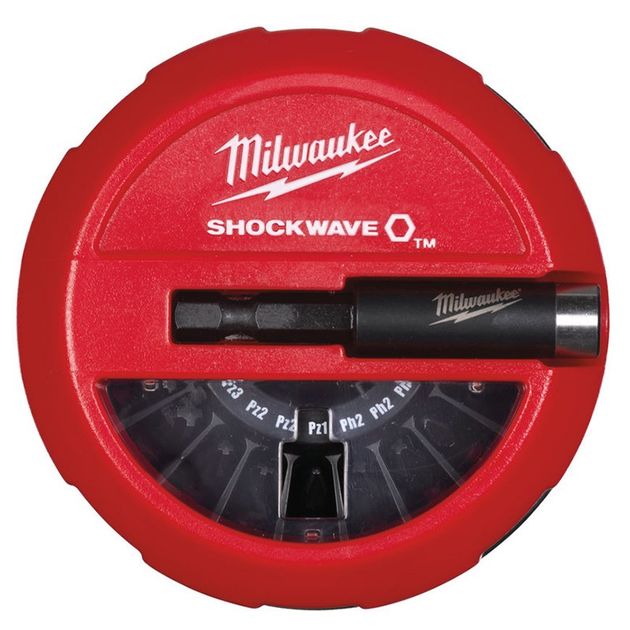 Набір біт Milwaukee SHOCKWAVE (15 предм.), фото  | SNABZHENIE.com.ua
