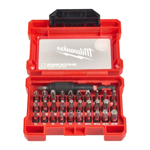 Набор бит Shockwave Impact Duty 32 предмета MILWAUKEE 4932464240, фото , изображение 2 | SNABZHENIE.com.ua Набор бит Shockwave Impact Duty 32 предмета MILWAUKEE 4932464240, фото , изображение 2 | SNABZHENIE.com.ua
