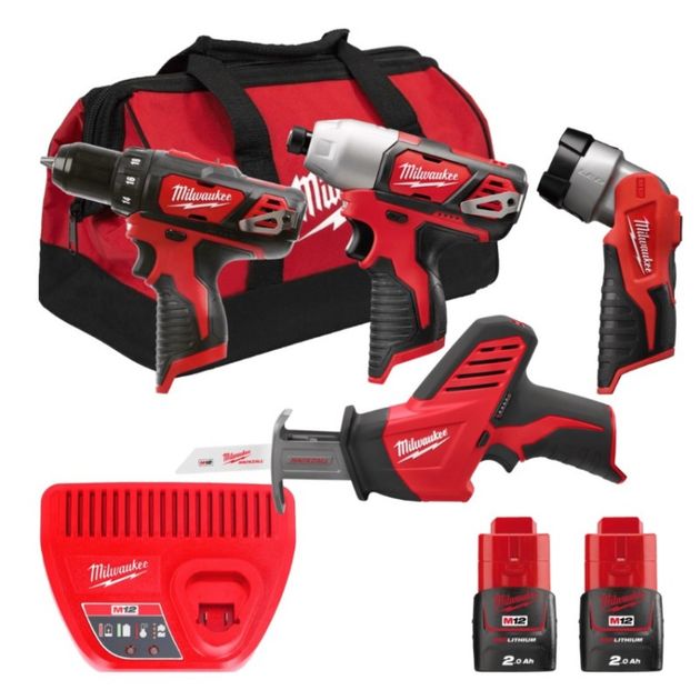Набор инструментов MILWAUKEE M12 VPP4A-202B 4933441240, фото  | SNABZHENIE.com.ua