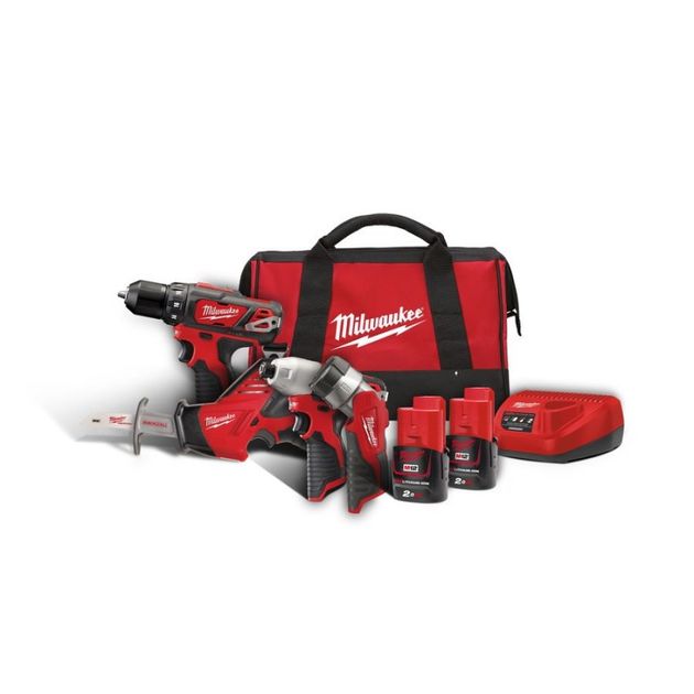 Набор инструментов MILWAUKEE M12 VPP4A-202B 4933441240, фото , изображение 2 | SNABZHENIE.com.ua Набор инструментов MILWAUKEE M12 VPP4A-202B 4933441240, фото , изображение 2 | SNABZHENIE.com.ua