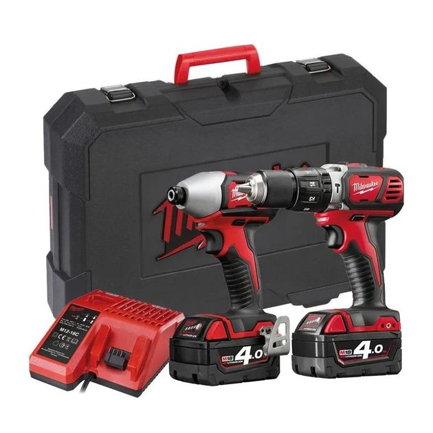 Набор аккумуляторных инструментов MILWAUKEE M18 BPP2C-402C, фото  | SNABZHENIE.com.ua