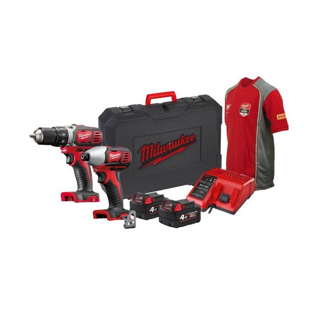 Набор инструментов Milwaukee M18 BPP2D-402C, фото , изображение 4 | SNABZHENIE.com.ua Набор инструментов Milwaukee M18 BPP2D-402C, фото , изображение 4 | SNABZHENIE.com.ua