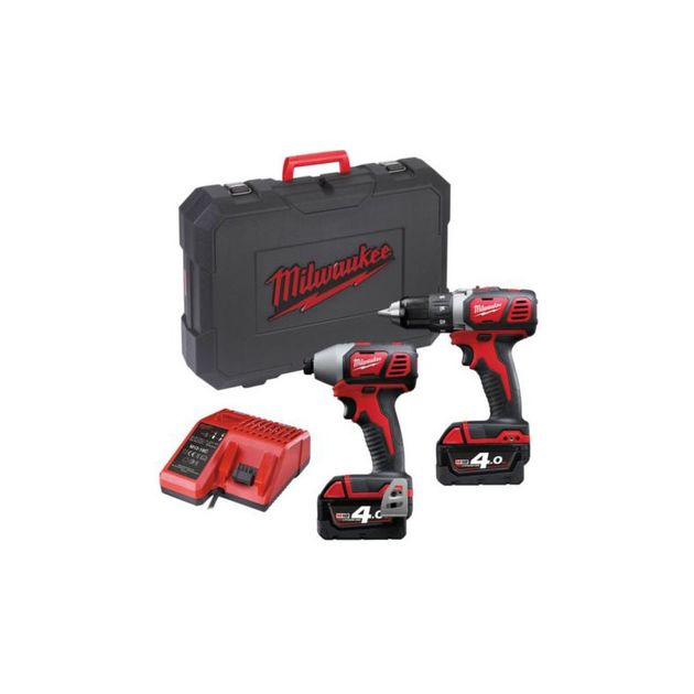 Набор инструментов Milwaukee M18 BPP2D-402C, фото , изображение 2 | SNABZHENIE.com.ua Набор инструментов Milwaukee M18 BPP2D-402C, фото , изображение 2 | SNABZHENIE.com.ua