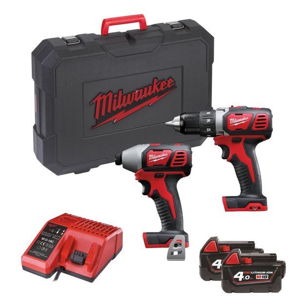 Набор инструментов Milwaukee M18 BPP2D-402C, фото , изображение 3 | SNABZHENIE.com.ua Набор инструментов Milwaukee M18 BPP2D-402C, фото , изображение 3 | SNABZHENIE.com.ua