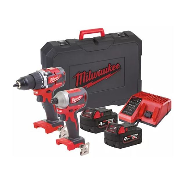 Набор инструментов MILWAUKEE M18 CBLPP2B-402C, фото , изображение 3 | SNABZHENIE.com.ua Набор инструментов MILWAUKEE M18 CBLPP2B-402C, фото , изображение 3 | SNABZHENIE.com.ua