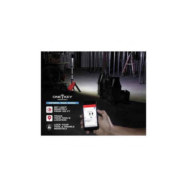 Напольный светодиодный прожектор MILWAUKEE M18 TRUEVIEW™ ONE-KEY 4933459431, фото , изображение 6 | SNABZHENIE.com.ua Напольный светодиодный прожектор MILWAUKEE M18 TRUEVIEW™ ONE-KEY 4933459431, фото , изображение 6 | SNABZHENIE.com.ua