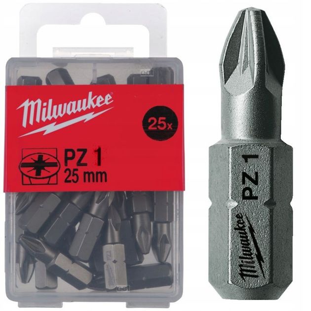 Насадка Milwaukee PZ1 25мм (25 шт), фото  | SNABZHENIE.com.ua