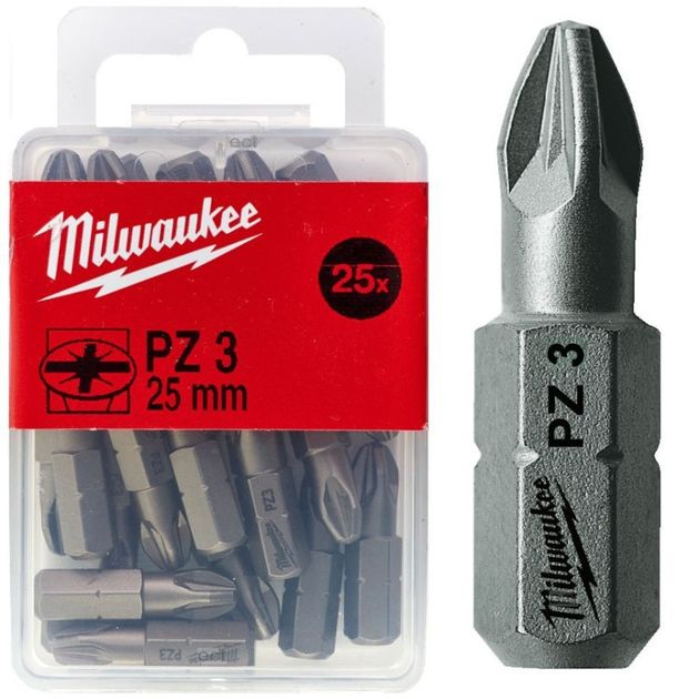 Насадка Milwaukee PZ3 25мм (25 шт), фото  | SNABZHENIE.com.ua