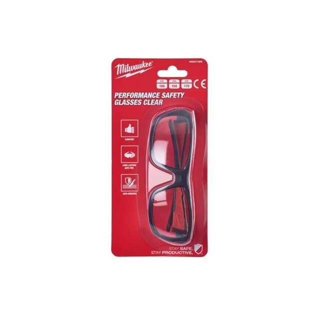 Очки PERFORMANCE з покриттям AS/AF (бесколірні) (Многоштучна упаковка - 48 пар) MILWAUKEE 493247902, фото , зображення 6 | SNABZHENIE.com.ua Очки PERFORMANCE з покриттям AS/AF (бесколірні) (Многоштучна упаковка - 48 пар) MILWAUKEE 493247902, фото , зображення 6 | SNABZHENIE.com.ua