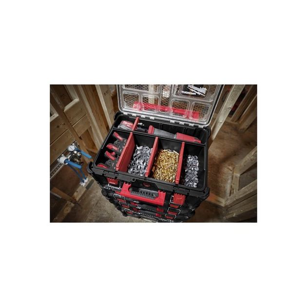 Глубокий органайзер PACKOUT 507x386x170 MILWAUKEE, фото , изображение 6 | SNABZHENIE.com.ua Глубокий органайзер PACKOUT 507x386x170 MILWAUKEE, фото , изображение 6 | SNABZHENIE.com.ua