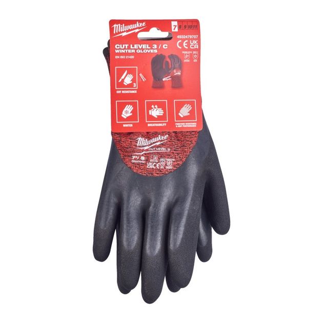 Перчатки зимние защитные (Винтер Кат Левел) 4/D, 7/S, фото , изображение 2 | SNABZHENIE.com.ua