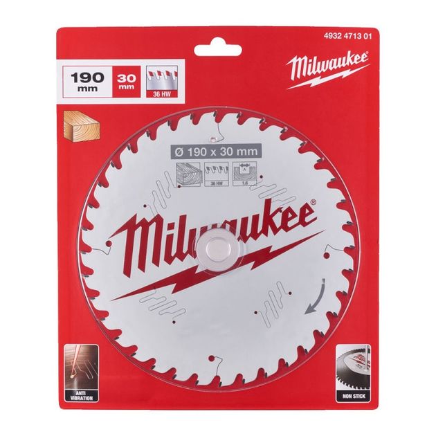 Диск пильный Milwaukee PFTE, 190x30x1,6мм, 36 зубьев, фото  | SNABZHENIE.com.ua