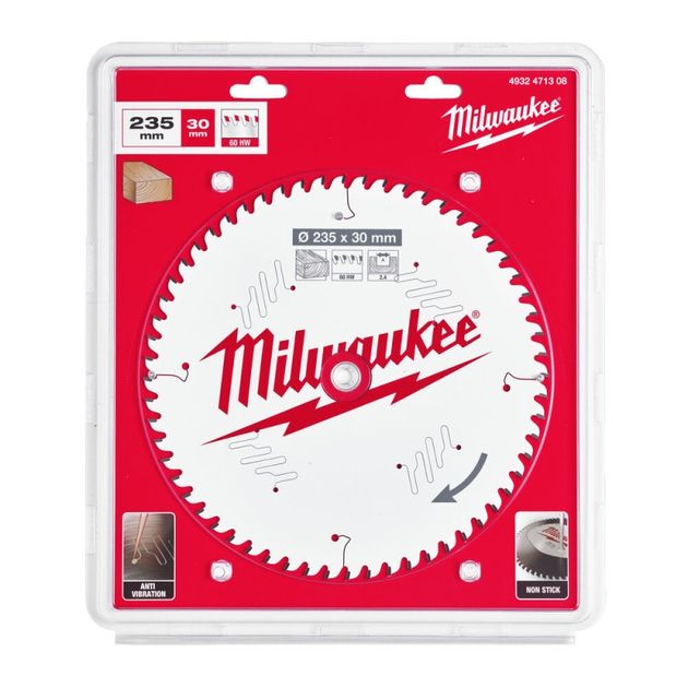 Диск пильный Milwaukee PFTE 235x30x2,4мм, 60 зубьев, фото  | SNABZHENIE.com.ua
