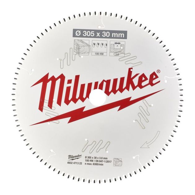 Пила дисковая PFTE MILWAUKEE, 305х30х3,0мм, 60 зубьев, фото  | SNABZHENIE.com.ua