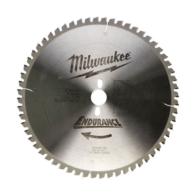 Пильный диск 305х30 мм 60 зуб. для торцовочной пилы MILWAUKEE, фото  | SNABZHENIE.com.ua