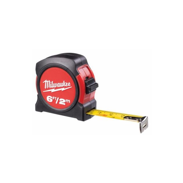 Рулетка MILWAUKEE 2м не магнитная 48225502, фото , изображение 2 | SNABZHENIE.com.ua Рулетка MILWAUKEE 2м не магнитная 48225502, фото , изображение 2 | SNABZHENIE.com.ua
