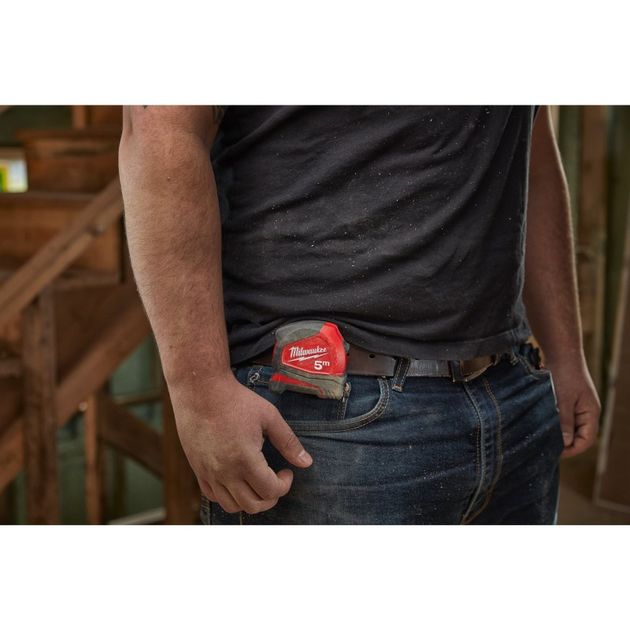 Рулетка Pro Compact MILWAUKEE 5м (25мм), фото , изображение 4 | SNABZHENIE.com.ua Рулетка Pro Compact MILWAUKEE 5м (25мм), фото , изображение 4 | SNABZHENIE.com.ua